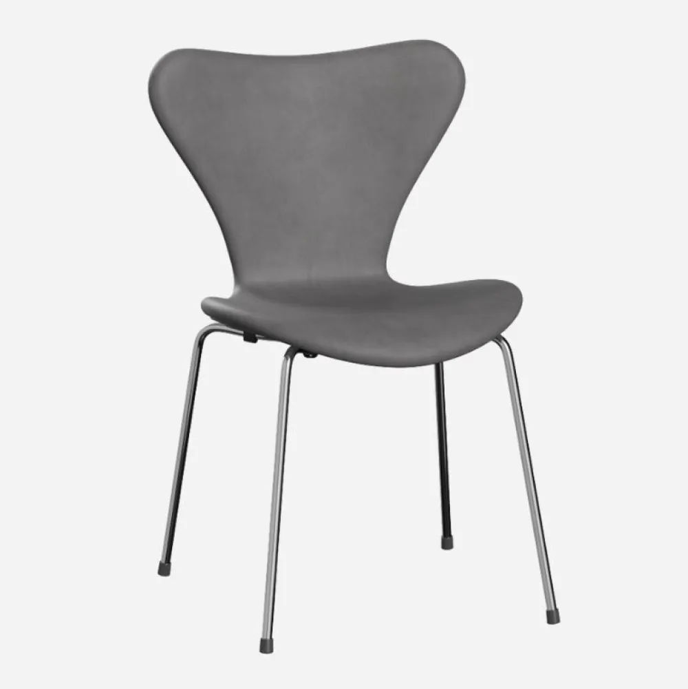 Fritz Hansen Stue|Stole>3107 Serie 7 Fuldpolstret Embrace Læder