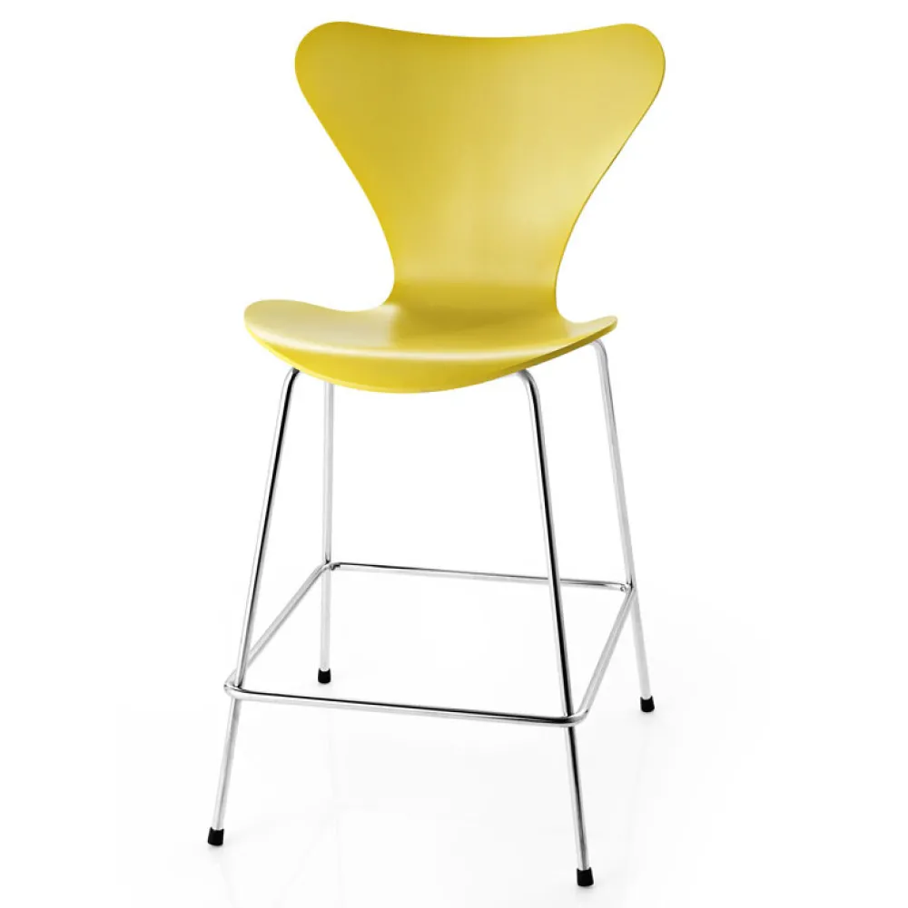 Fritz Hansen Stole>3197 Serie 7 Høj Barstol