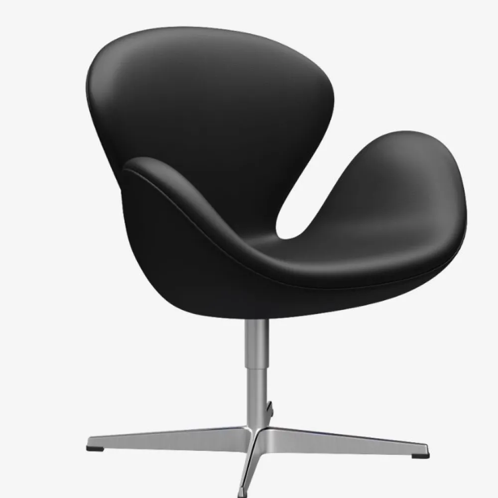 Fritz Hansen Stue|Stole>3320 Svanen Aura Læder