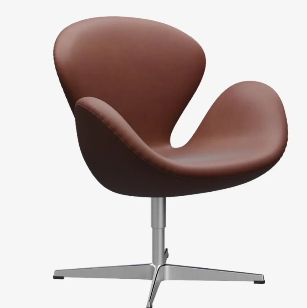 Fritz Hansen Stue|Stole>3320 Svanen Grace Læder