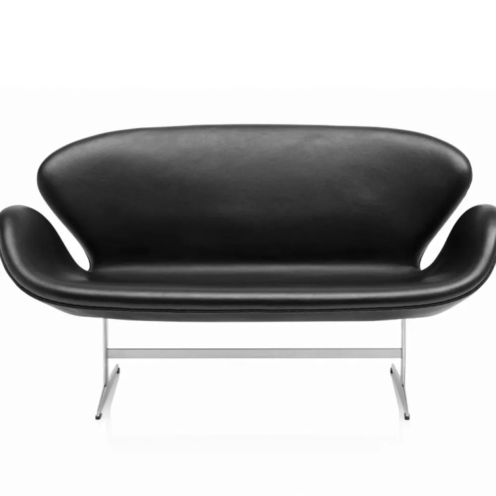 Fritz Hansen Sofaer>3321 Svanesofa 2-Pers Læder