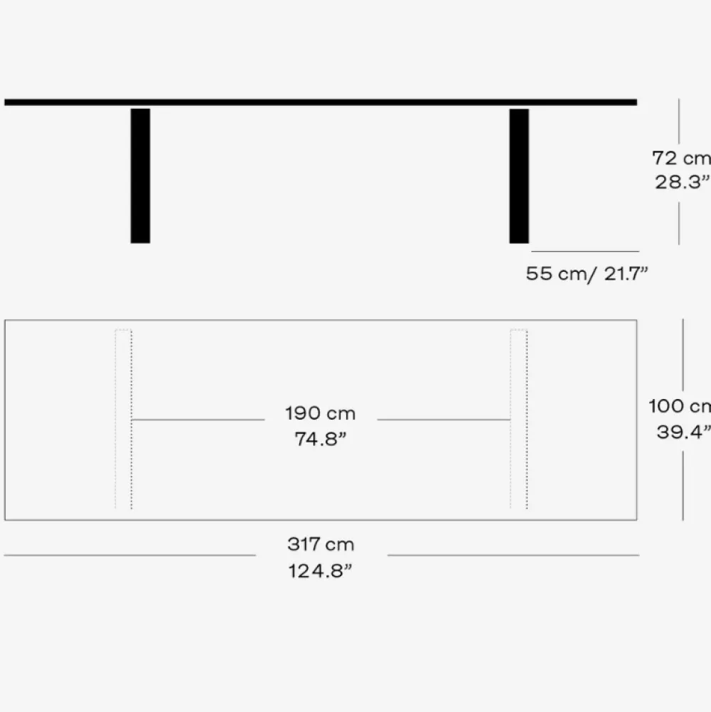 Fritz Hansen Stue|Borde>CM31 Essay Spisebord