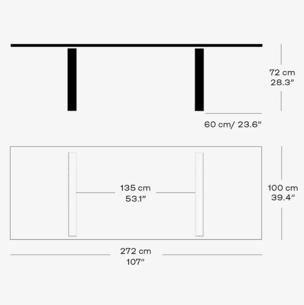 Fritz Hansen Stue|Borde>CM27 Essay Spisebord
