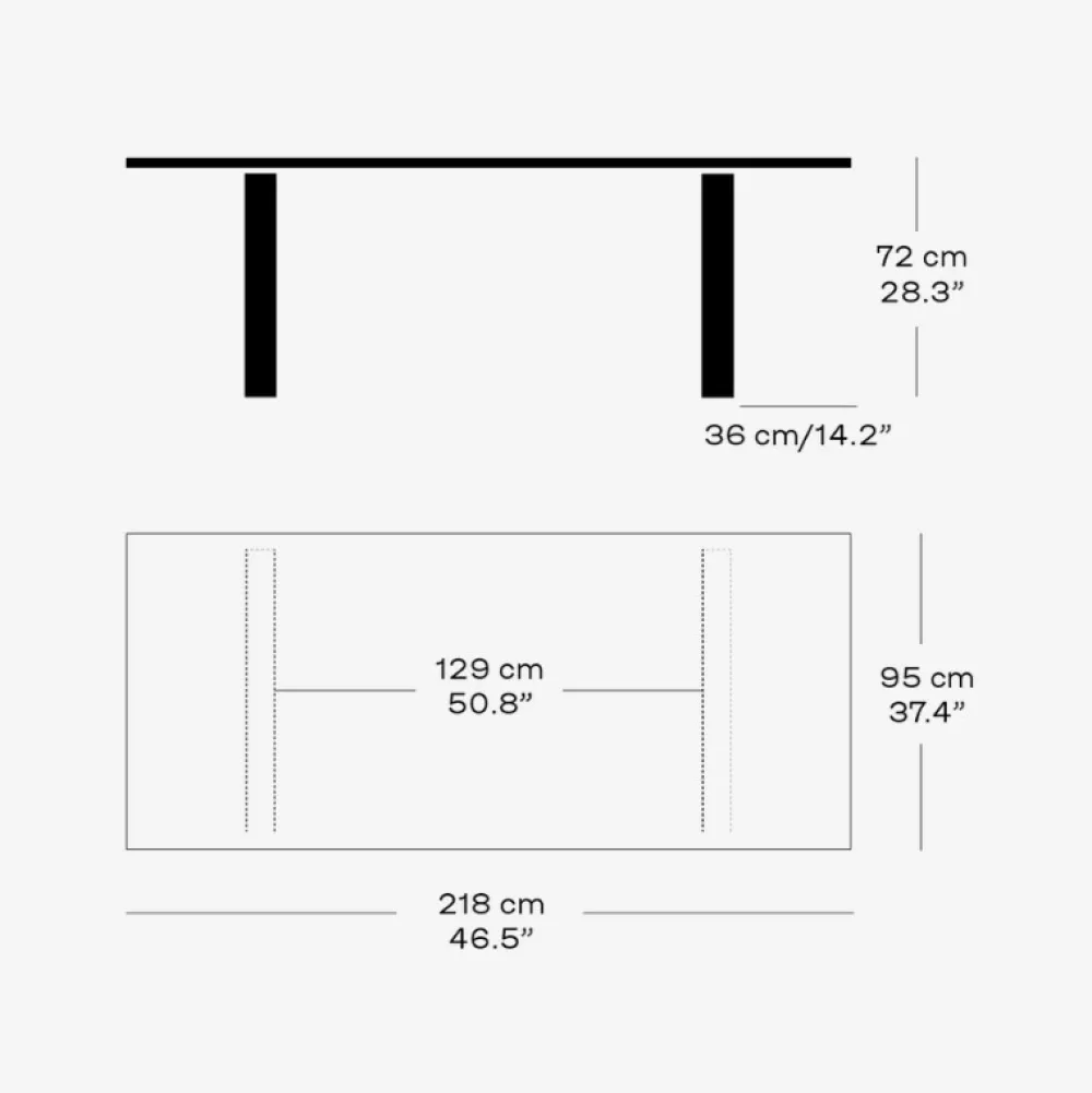 Fritz Hansen Stue|Borde>CM21 Essay Spisebord