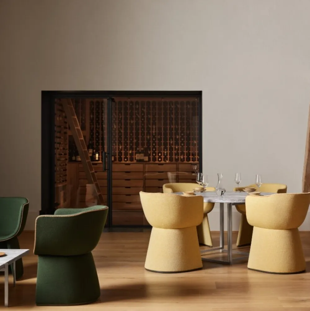 Fritz Hansen Stue|Stole>CM231 Monolit Lounge Chair Vidar 972 / Natur Læder