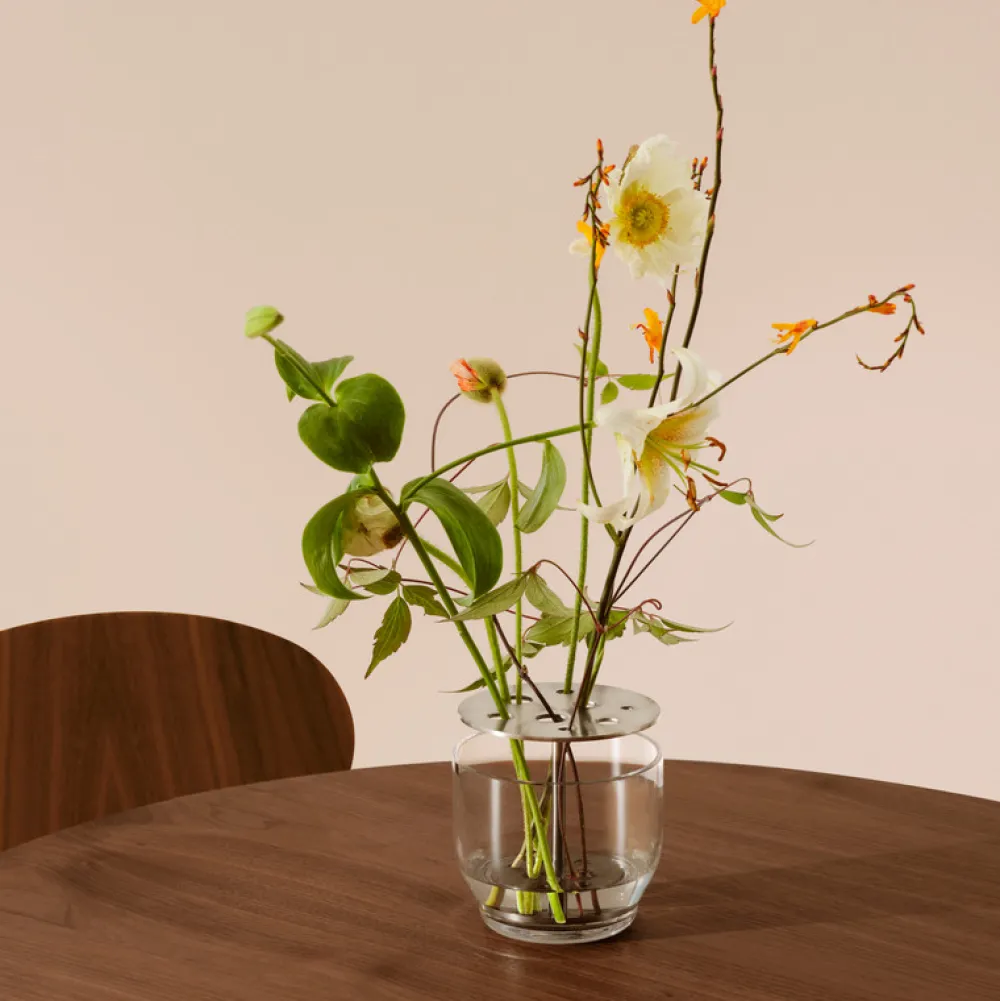 Fritz Hansen Vaser>Ikebana Vase Stainless Steel Small