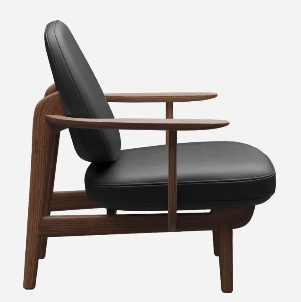 Fritz Hansen Stue|Stole>JH97 Fred Lænestol Essential Læder