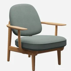 Fritz Hansen Stue|Stole>JH97 Fred Lænestol Re-Wool Stof