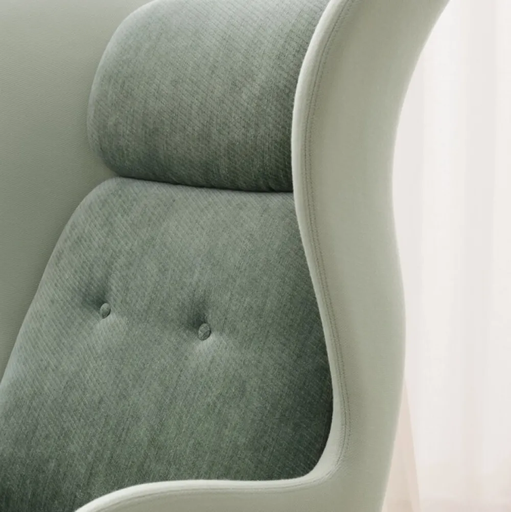 Fritz Hansen Stole>JH1 Ro Lænestol Stof