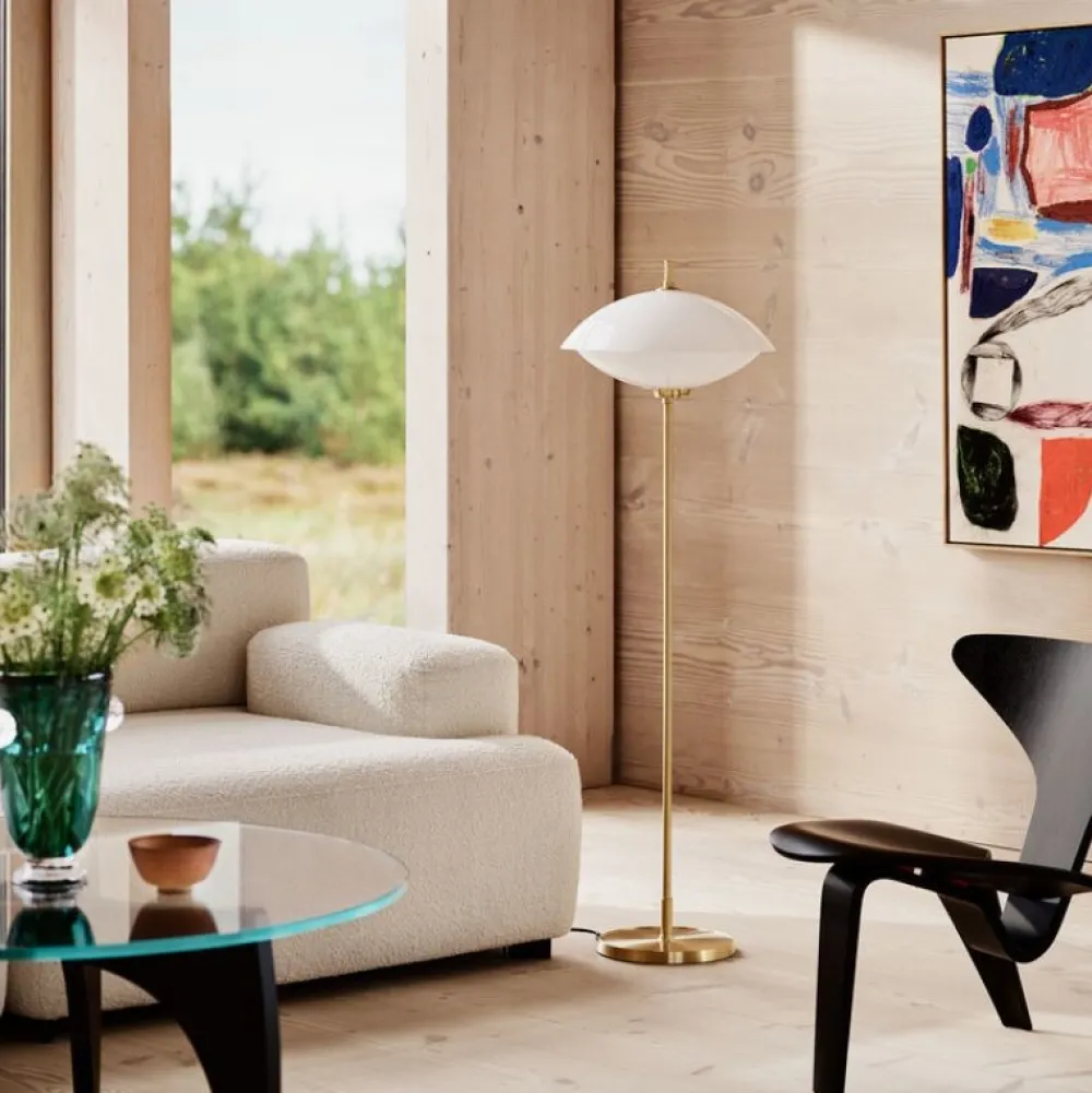 Fritz Hansen Gulvlamper|Stue>Musling Gulvlampe