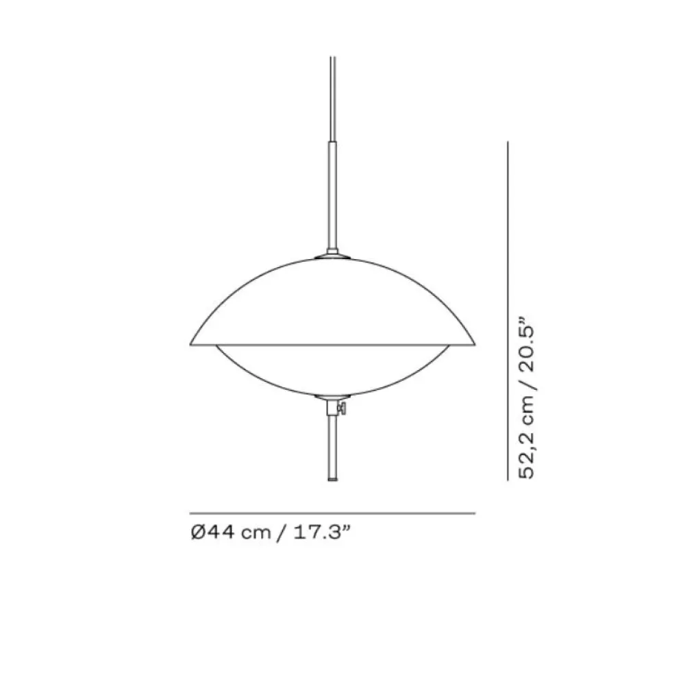 Fritz Hansen Pendler|Stue>Musling Pendel Ø440