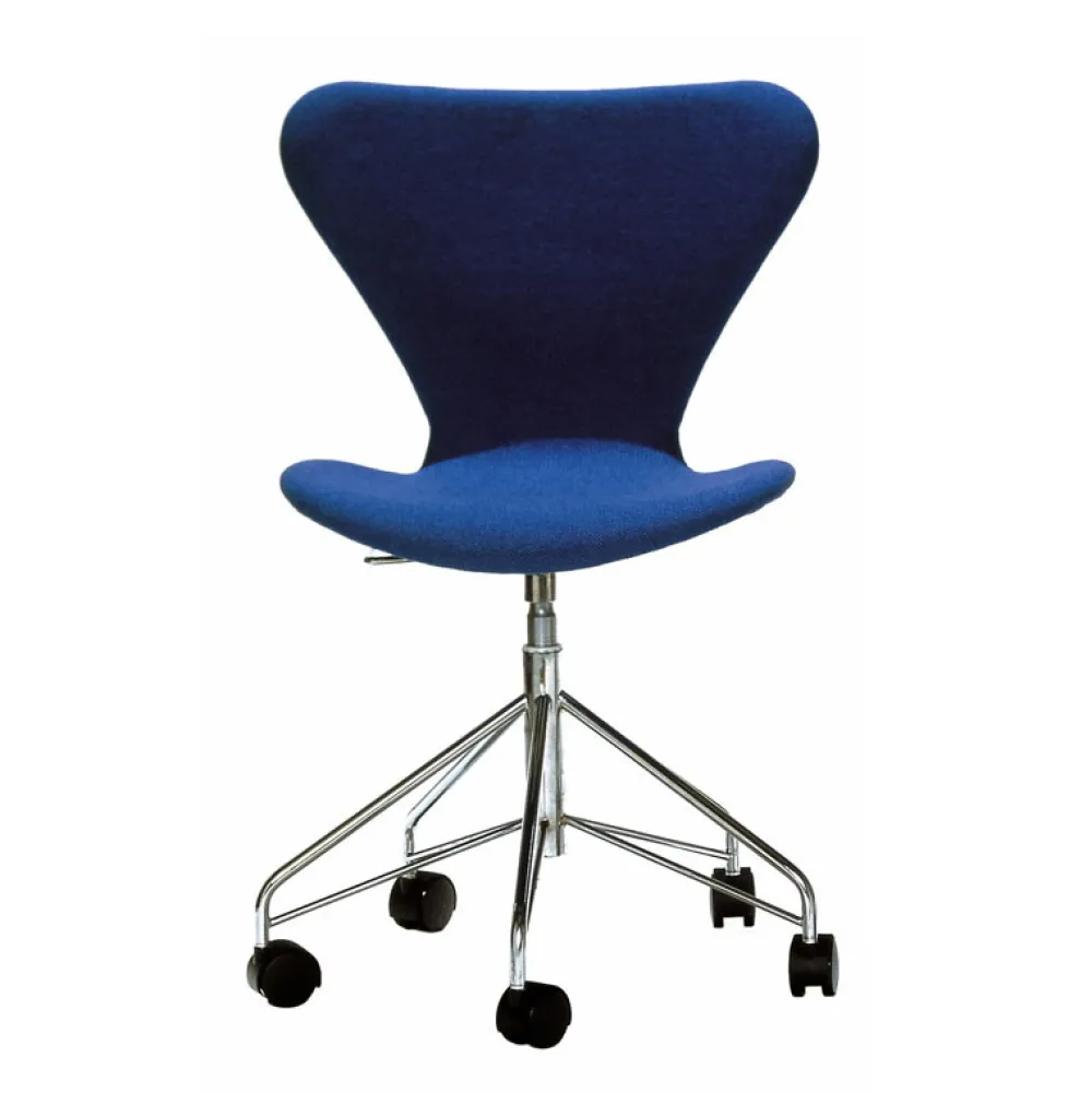 Fritz Hansen Kontor|Stole>Serie 7 Drejestol Fuldpolstret Stof