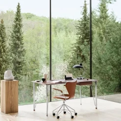 Fritz Hansen Kontor|Stole>Serie 7 Drejestol Fuldpolstret Læder