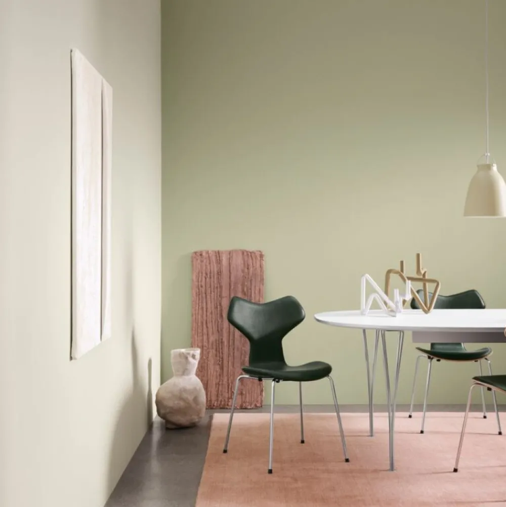 Fritz Hansen Køkken|Borde>Super-Ellipse Bord Med Udtræk B619