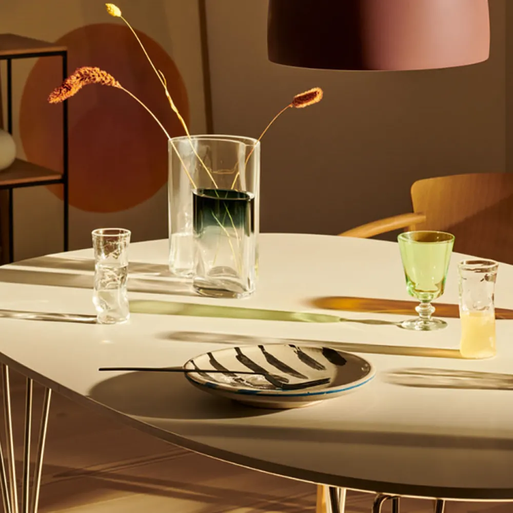 Fritz Hansen Køkken|Borde>Super-Ellipse Bord B612