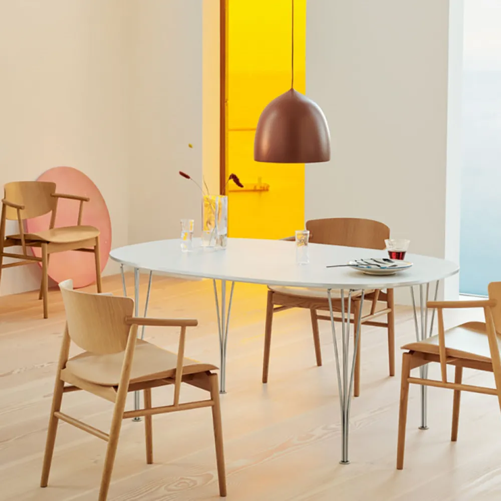 Fritz Hansen Køkken|Borde>Super-Ellipse Bord B612