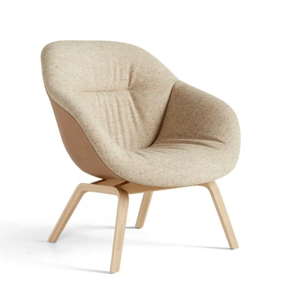 Hay Stole|Stue>AAL 83 Soft Duo Loungestol Bolgheri LGG60 & Sense Nougat