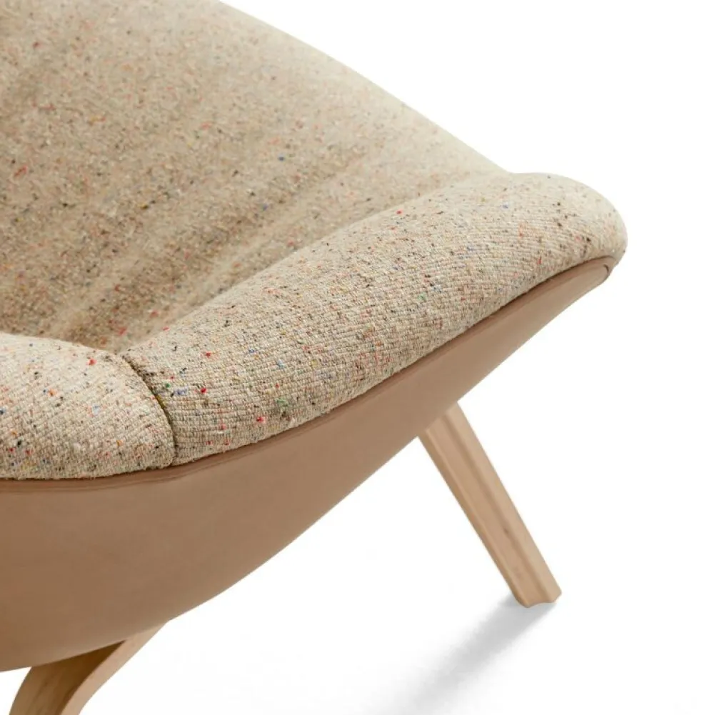 Hay Stole|Stue>AAL 83 Soft Duo Loungestol Bolgheri LGG60 & Sense Nougat