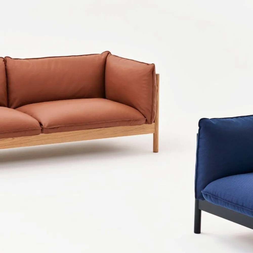 Hay Sofaer|Stue>Arbour 2-Pers. Sofa Olieret Eg & Cognac Nevada Læder