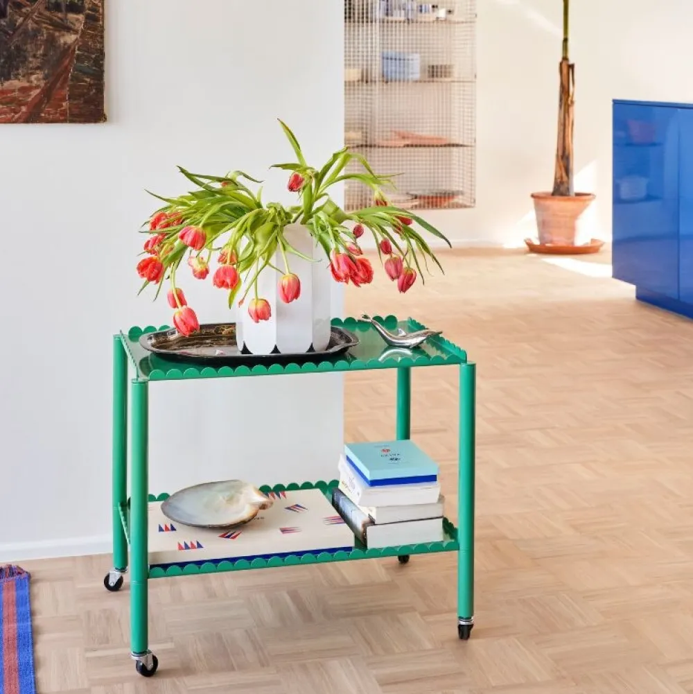 Hay Køkken|Kontor>Arcs Trolley Low Soft Jade
