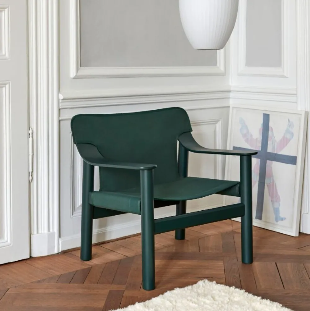 Hay Stole|Stue>Bernard Loungestol Hunter & Grøn Canvas