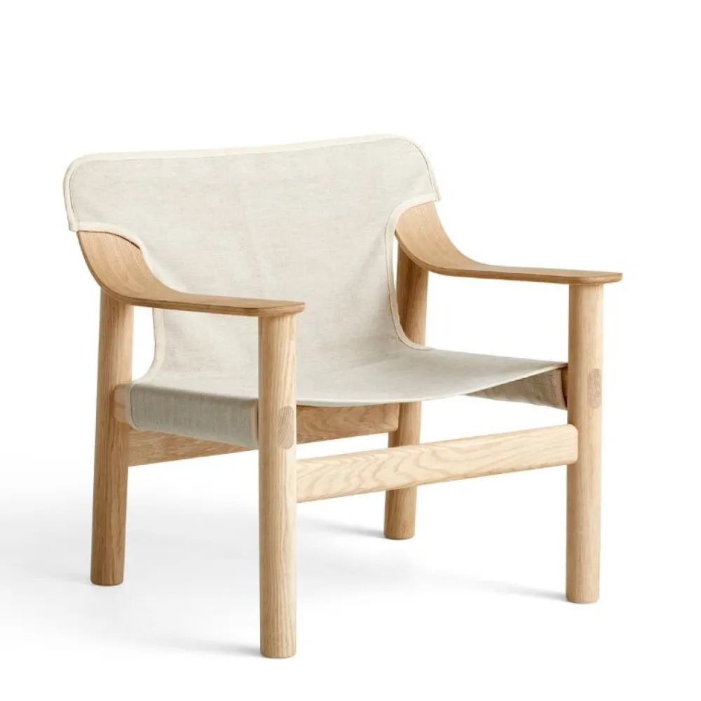 Hay Stole|Stue>Bernard Loungestol Lakeret Eg & Raw Canvas
