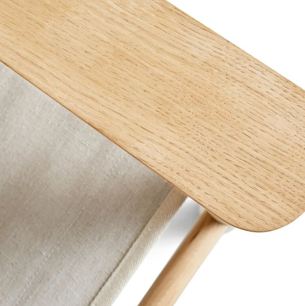 Hay Stole|Stue>Bernard Loungestol Lakeret Eg & Raw Canvas