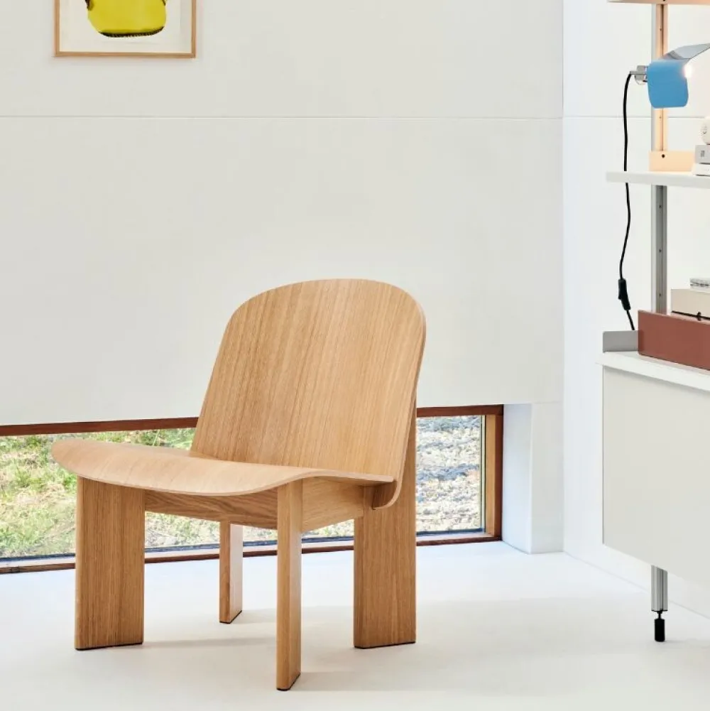 Hay Stole|Stue>Chisel Loungestol Lakeret Eg
