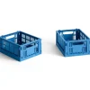 Hay Æsker|Kontor>Colour Crate Mini Set of 2 Electric Blue