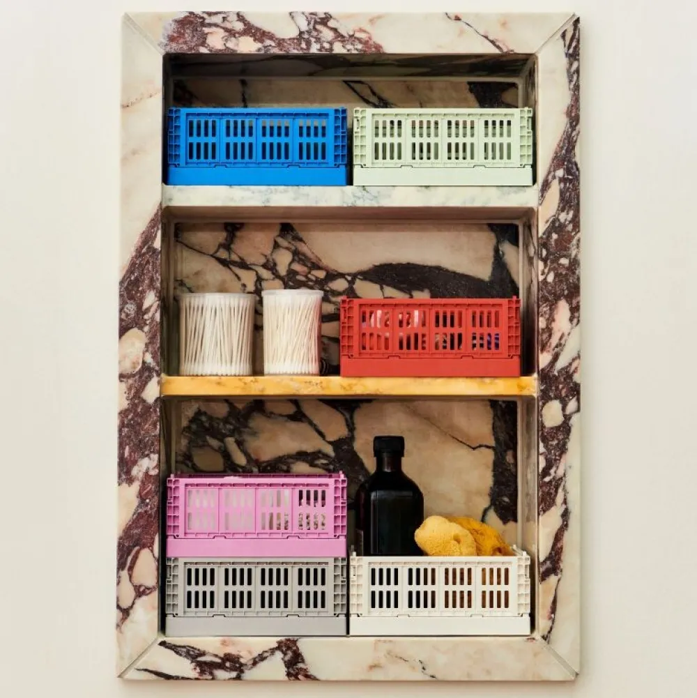 Hay Æsker|Kontor>Colour Crate Mini Set of 2 Light Grey