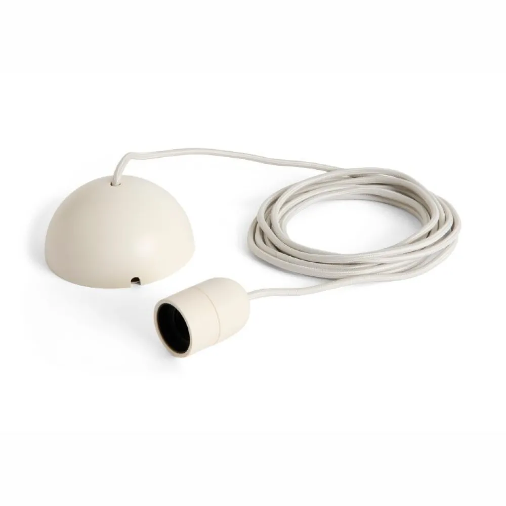 Hay Pendler>Common Pendant Cord Set Soft Clay White