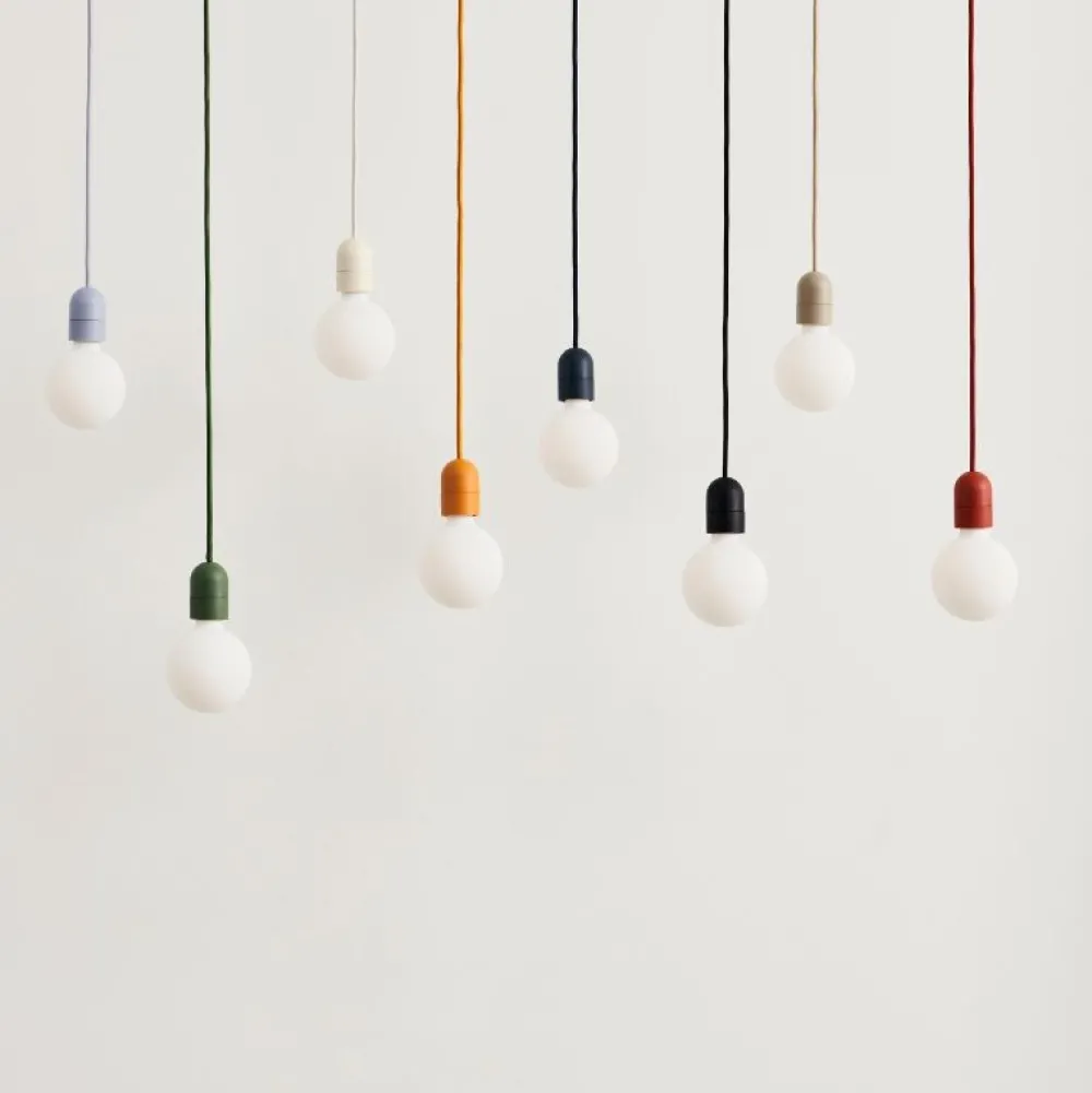 Hay Pendler>Common Pendant Cord Set Soft Clay White