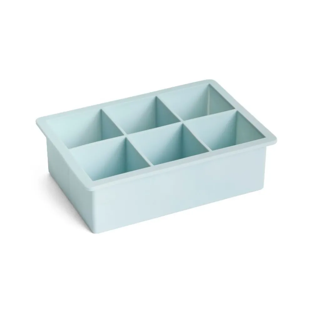 Hay Køkken>Ice Cube Tray-6 Cubes XX-Large-Ice blue