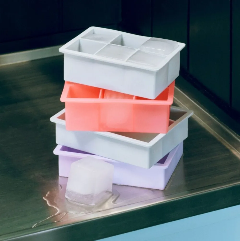 Hay Køkken>Ice Cube Tray-6 Stick Cubes XX-Large-Ice blue