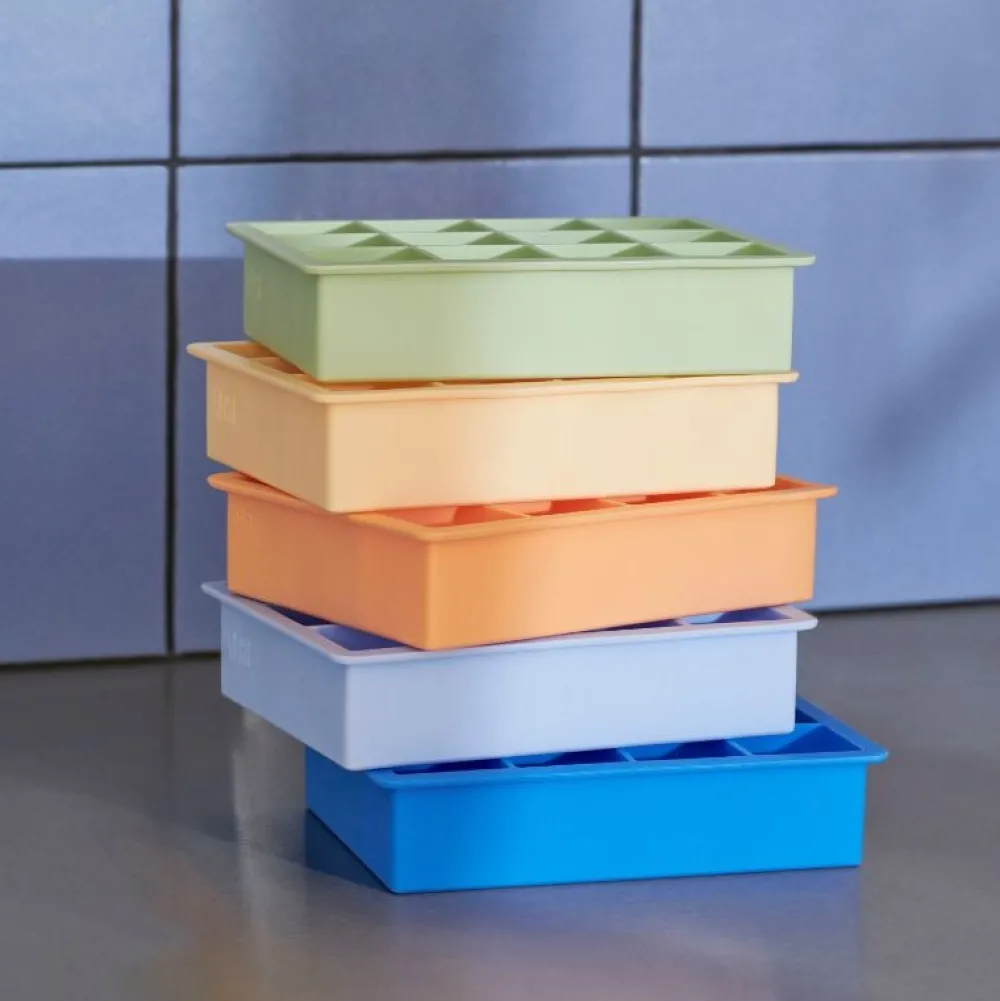 Hay Køkken>Ice Cube Tray-Square XL Light Blue