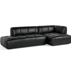 Hay Sofaer|Stue>Quilton Comb. 21. Sort Sense Læder
