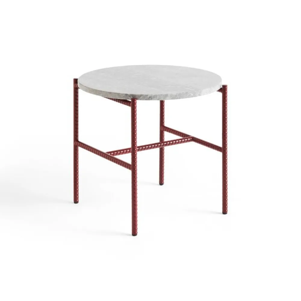 Hay Stue|Borde>Rebar Sidebord Ø45 Barn Red & Grey