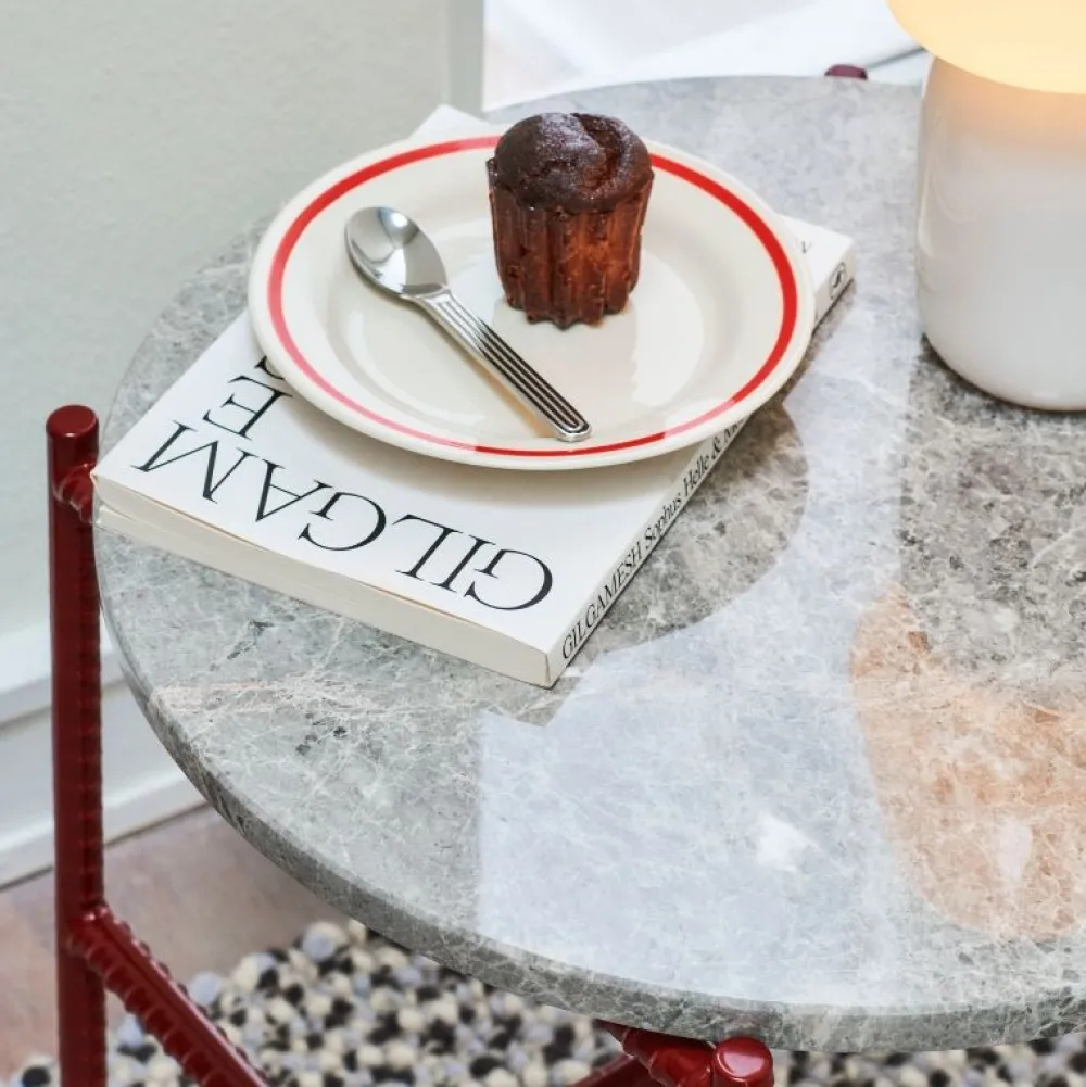 Hay Stue|Borde>Rebar Sidebord Ø45 Barn Red & Grey