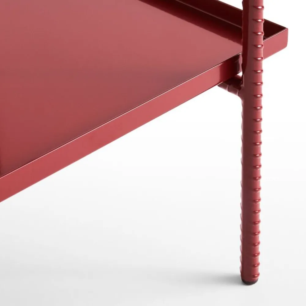 Hay Stue|Borde>Rebar Sidebord Rectangular Barn Red & Grey