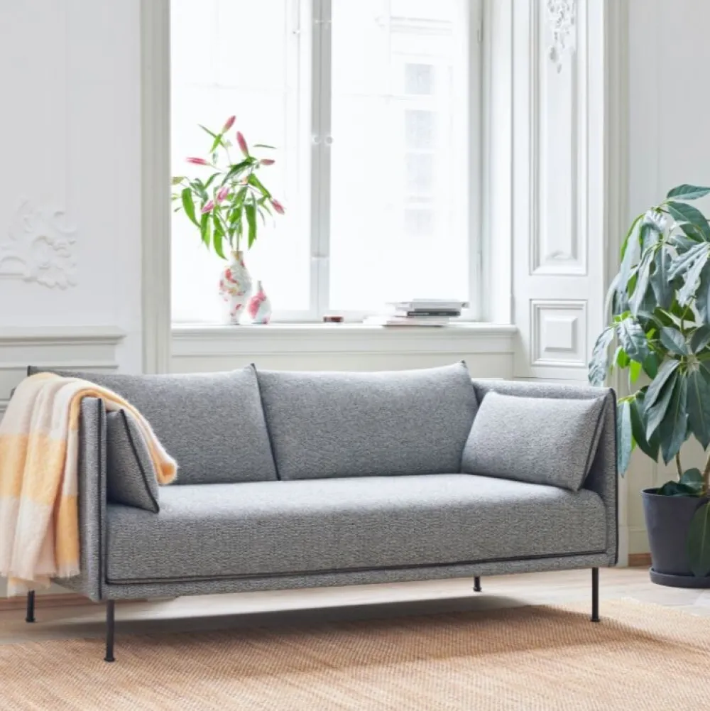 Hay Sofaer|Stue>Silhouette 2-Pers. Sofa Pulverlakeret stål & Olavi 03