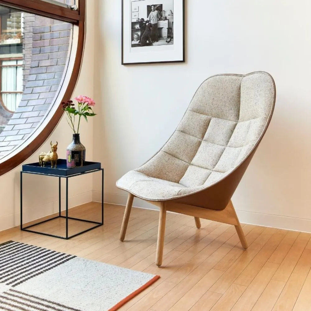 Hay Stole|Stue>Uchiwa Quilted Loungestol Lakeret Eg & Bolgheri