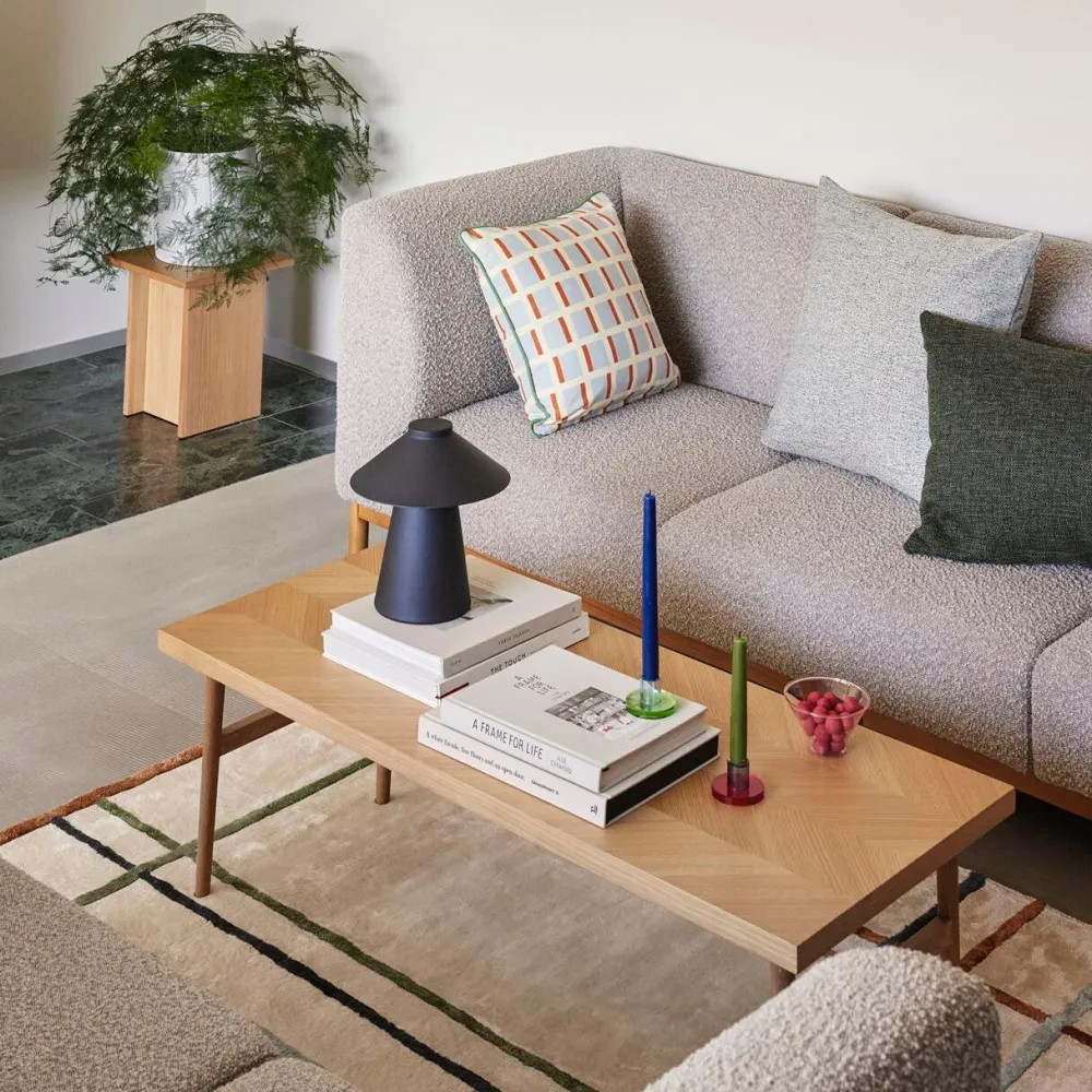 Hübsch Borde>Herringbone Coffee Table Nature