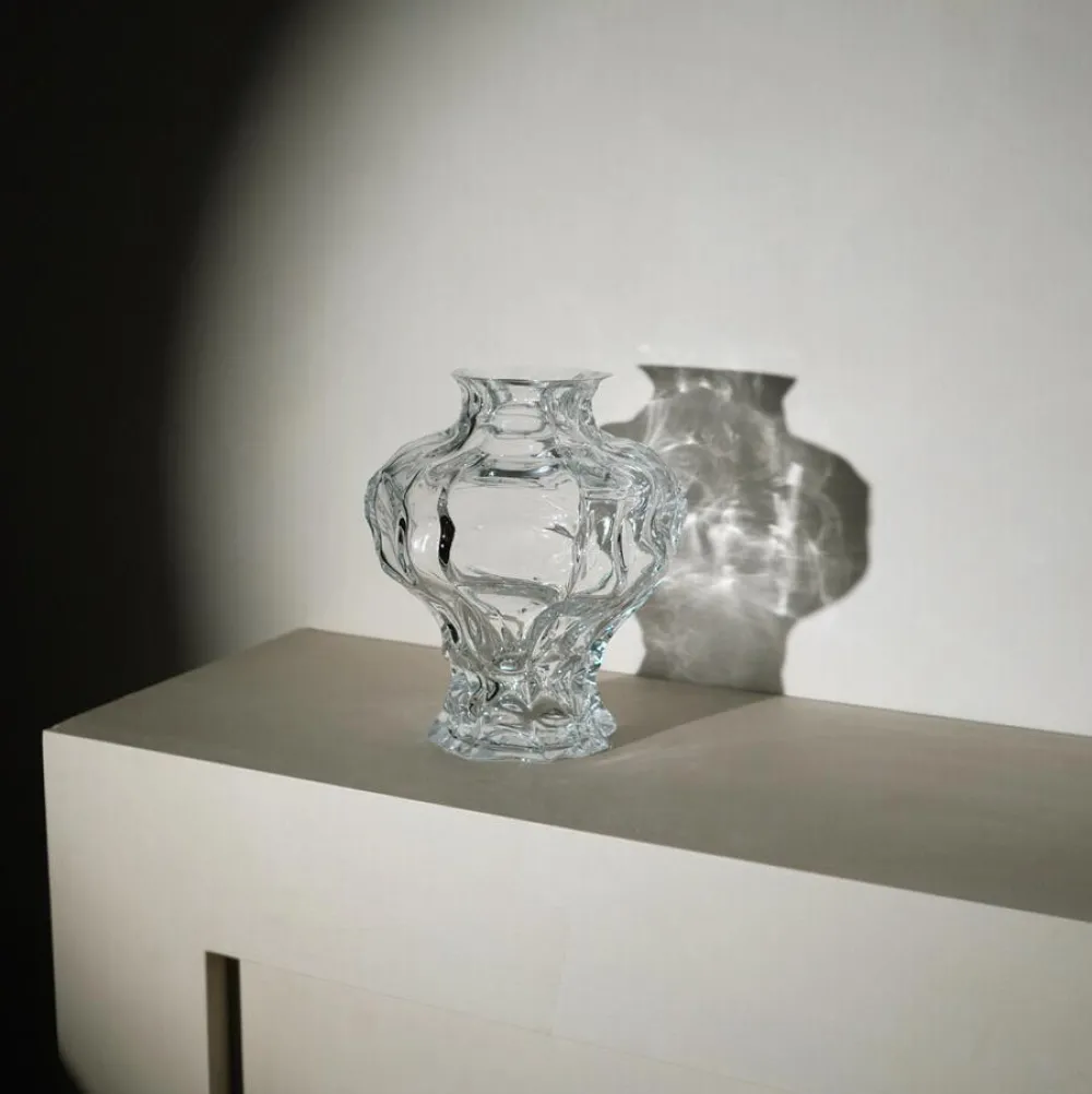 Hein Studio Andet Boligtilbehør|Vaser>Ammonit Vase Large Clear