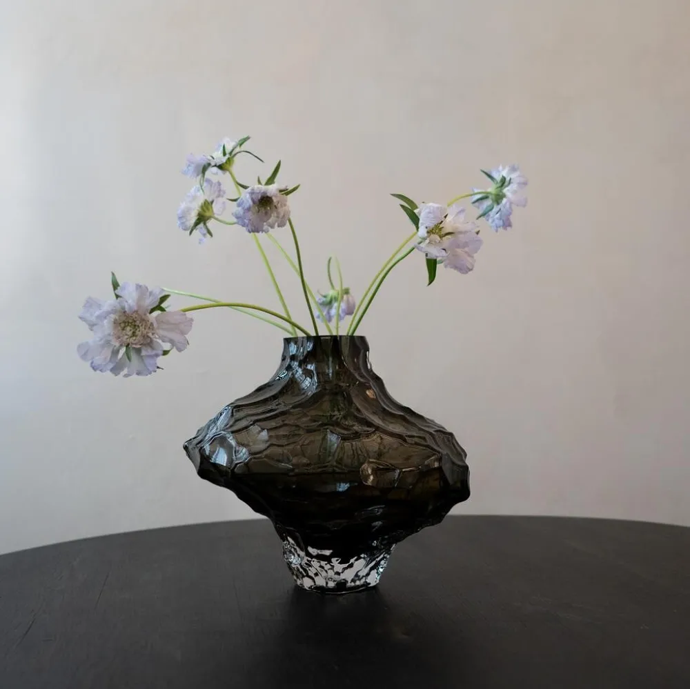 Hein Studio Andet Boligtilbehør|Vaser>Canyon Vase Large New Smoke