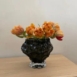 Hein Studio Andet Boligtilbehør|Vaser>Canyon Vase Medium New Smoke
