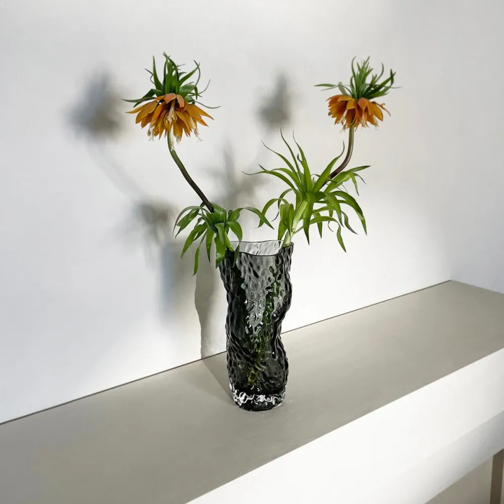 Hein Studio Andet Boligtilbehør|Vaser>Ostrea Vase Midnight Blue