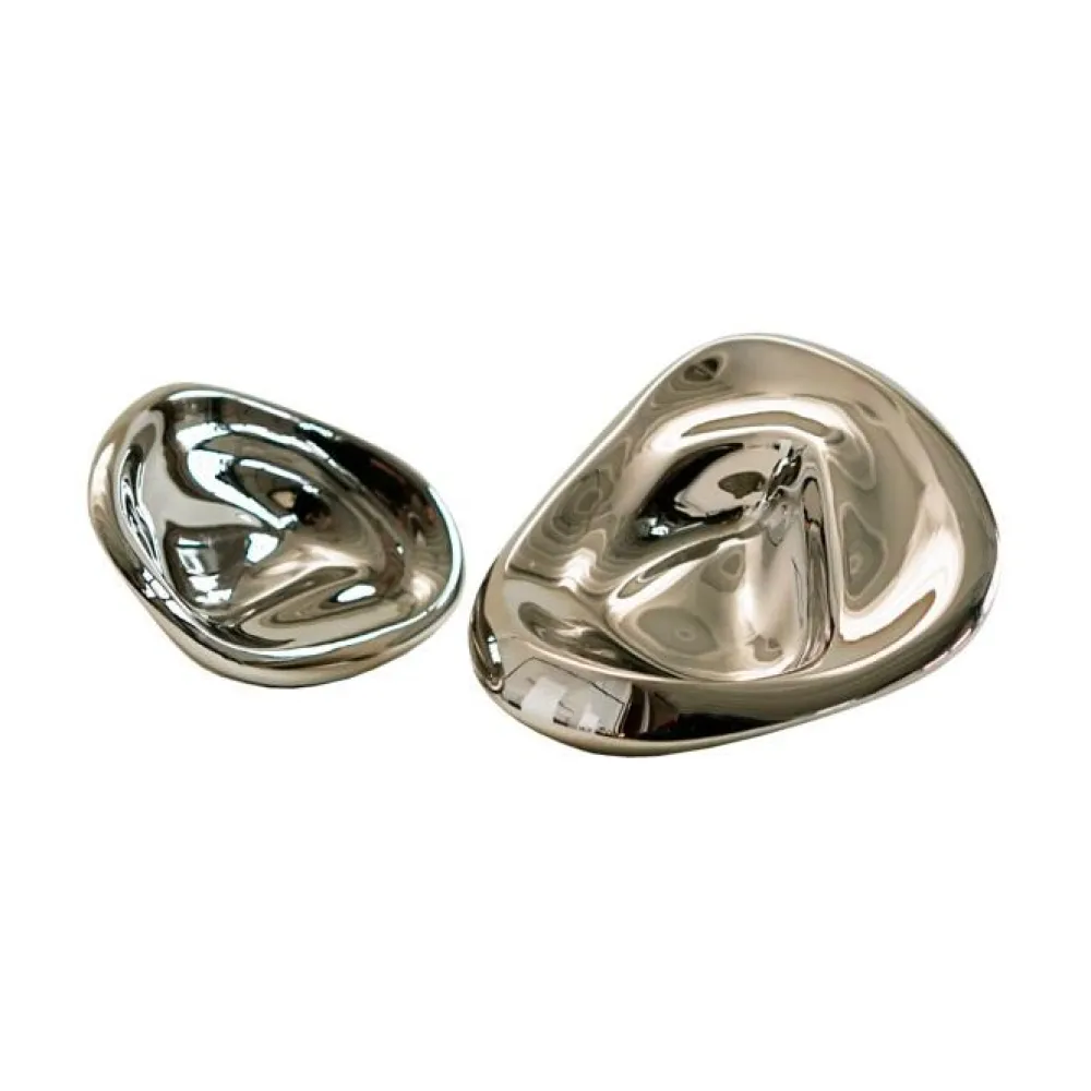 Hein Studio Knager & Greb|Entré>Ripple Knob No. 2 Large Silver