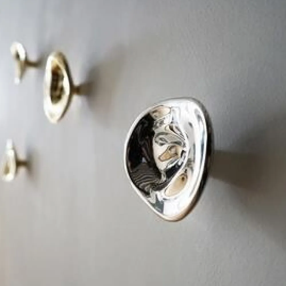 Hein Studio Knager & Greb|Entré>Ripple Knob No. 2 Large Silver