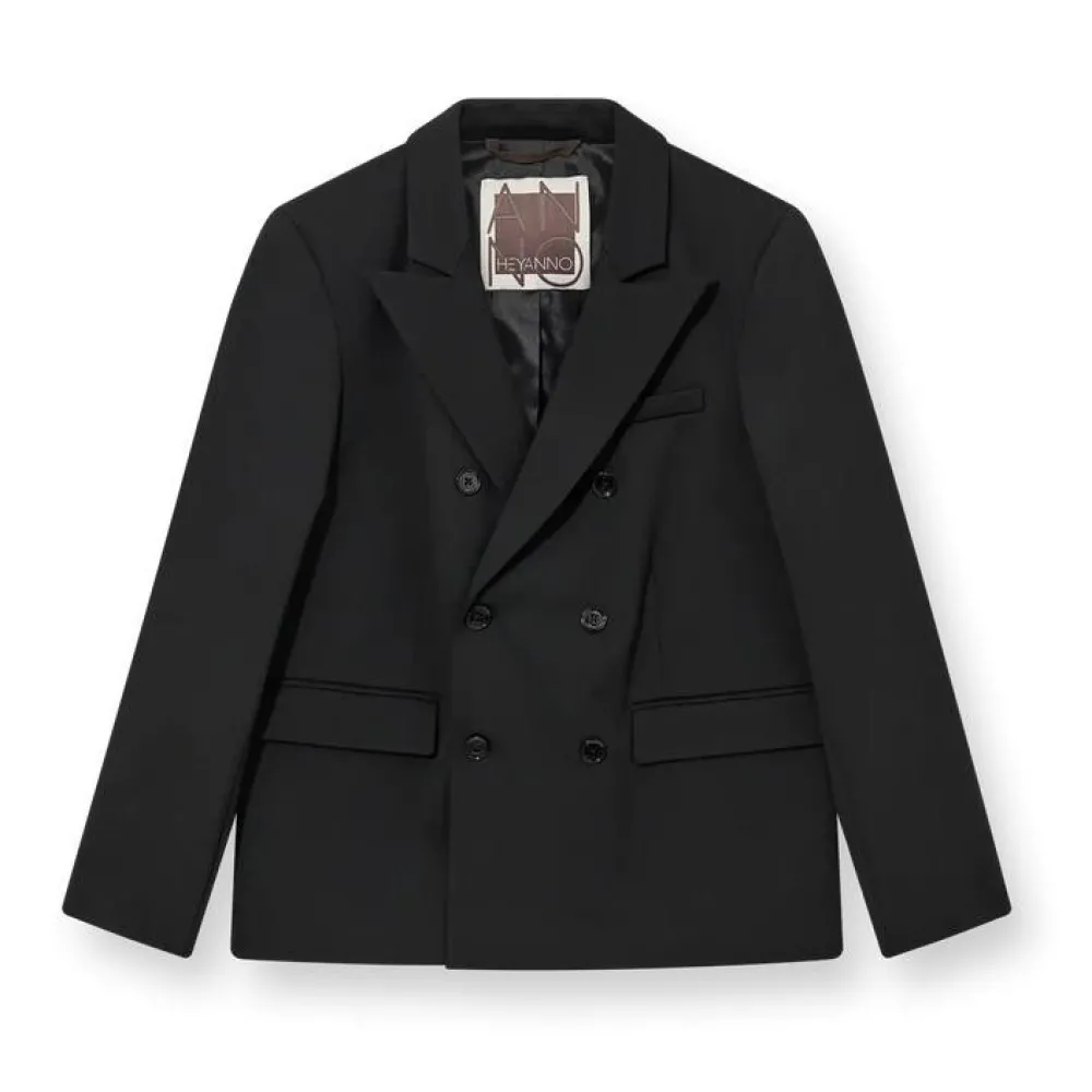 Dame HEYANNO Overdele>Desire Crew Blazer Black