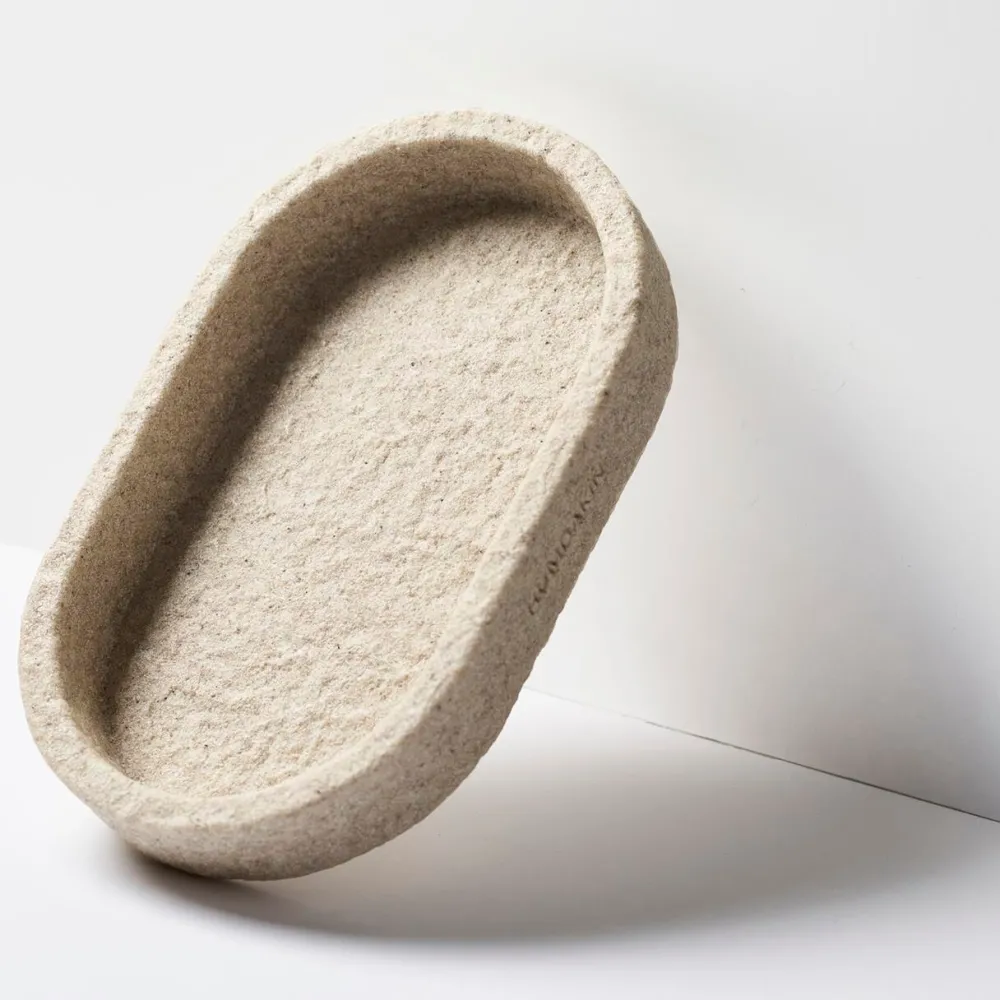 Humdakin Skåle & Bakker|Badeværelse>Oval Tray Sandstone